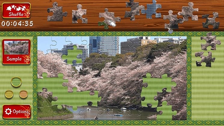 Animated Jigsaws: Beautiful Japanese Scenery screenshot 2