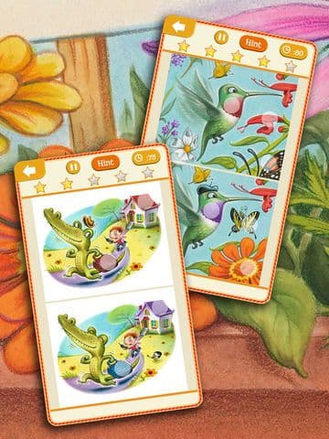 Animal Kingdom Spot the Difference Picture Hunter Puzzle Games for Kids and Family- Search and find differences in each pic! Educational Edition screenshot 5