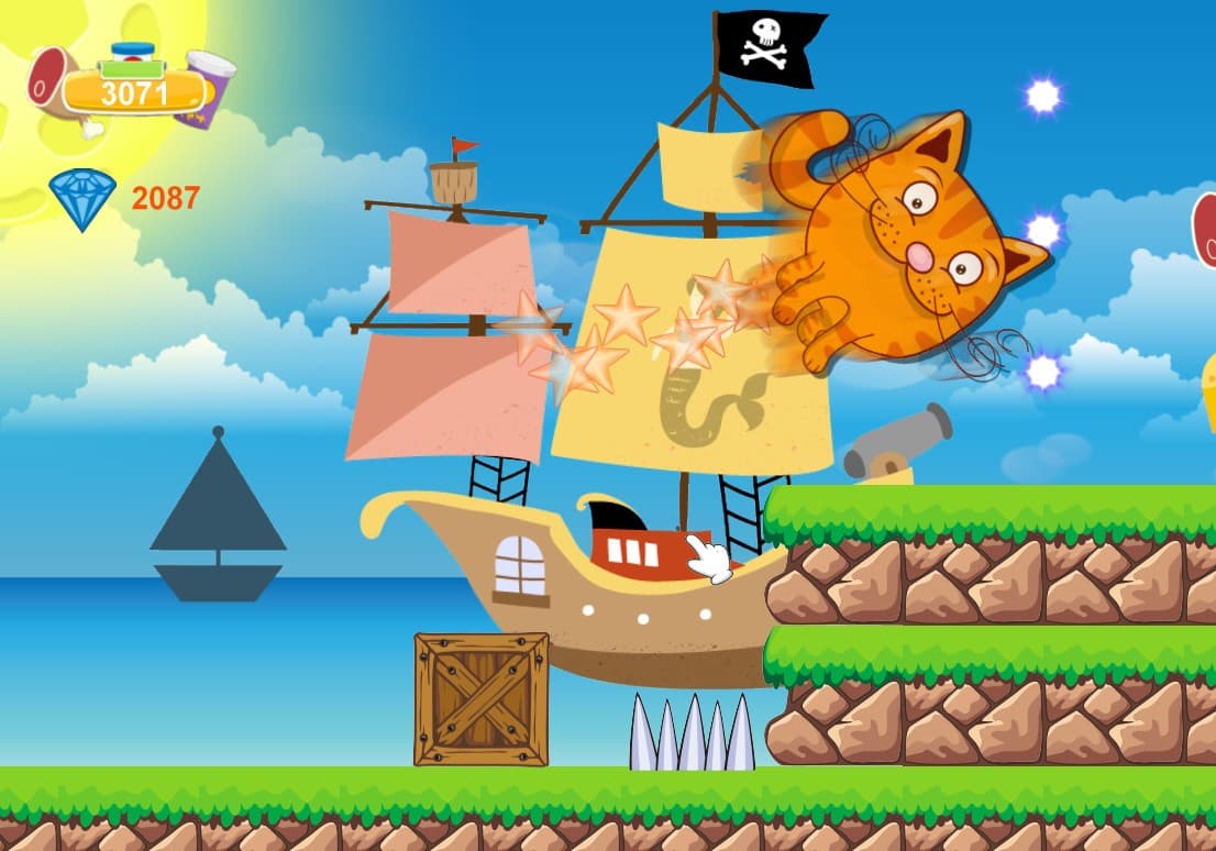 Kitten and food: adventure park screenshot 3