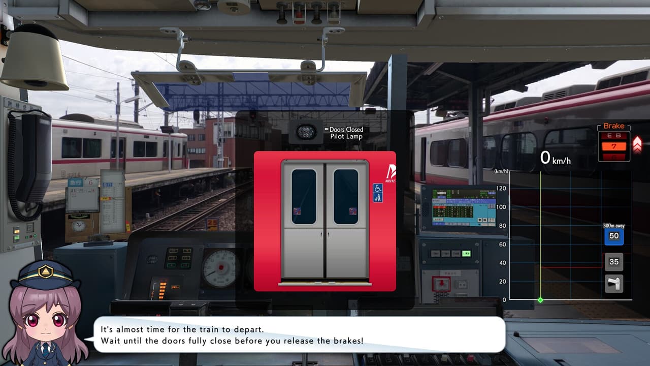 Japanese Rail Sim: Operating the MEITETSU Line screenshot 4