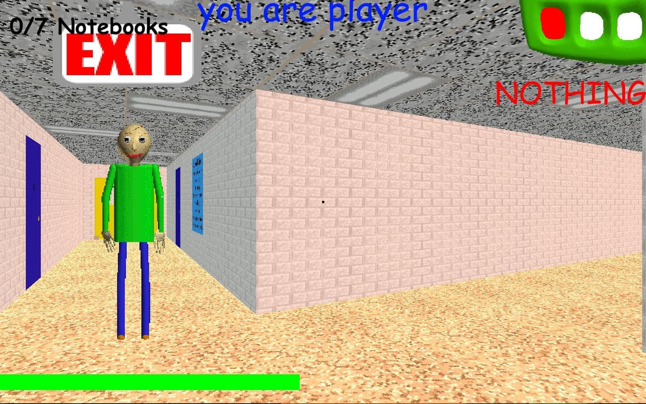 발디의수학교실...인데.......Baldis Basics......but.....baldi lost the math pad....