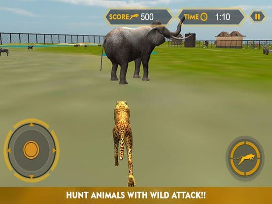 Wildlife cheetah Attack simulator 3D – Chase the wild animals, hunt them in this safari adventure screenshot 6