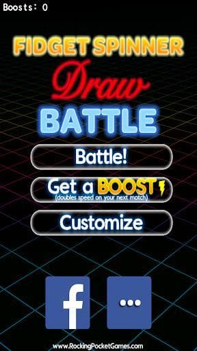 Fidget Spinner Draw Battle screenshot 2