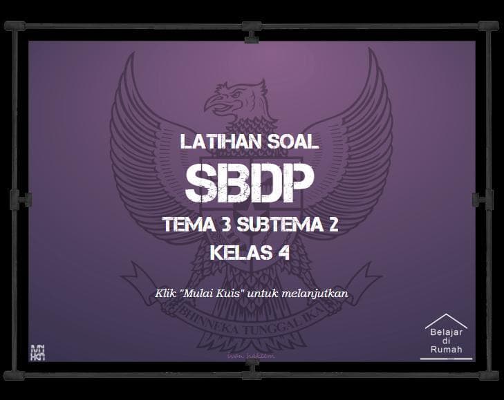 Latihan Soal Kelas 4 - SBdP - Tema 3 Subtema 2