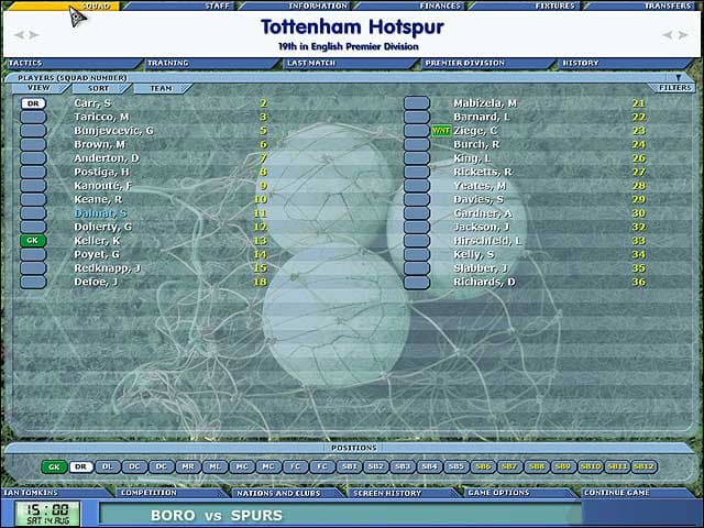 Championship Manager 5 screenshot 2