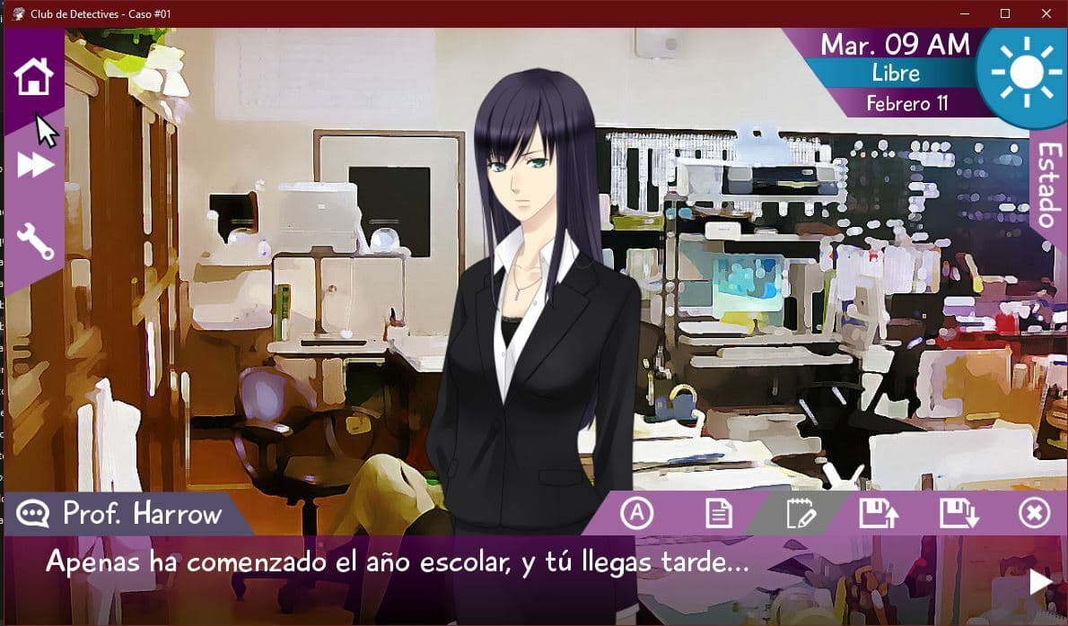 Detectives Club (spanish visual novel)