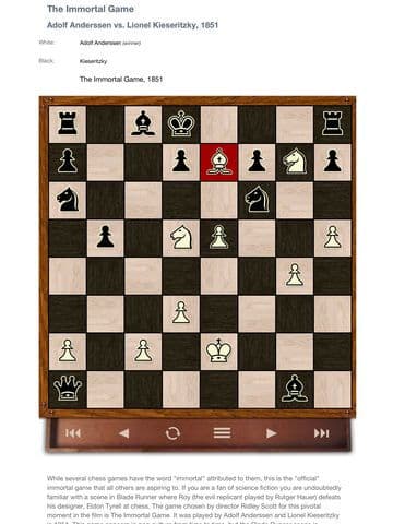 Immortal Game: The Greatest Chess Ever Played screenshot 4