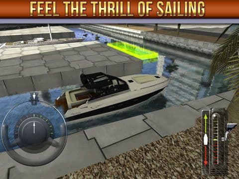 3D Boat Parking Simulator Game - Real Sailing Driving Test Run Marina Park Sim Games. screenshot 5
