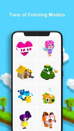 Voxel - 3D Color by Number & Pixel Coloring Book screenshot 6