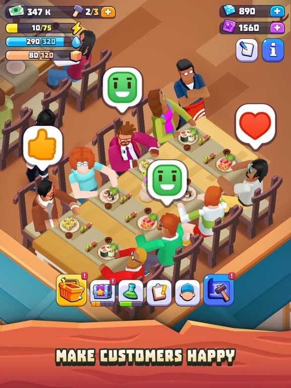 Sushi Empire Tycoon—Idle Game screenshot 5
