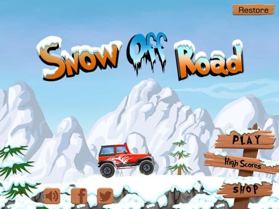 Snow Off Road Lite screenshot 2