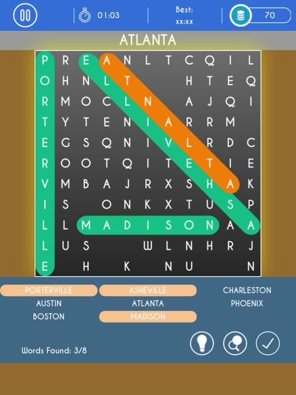 WordDict: Word Search Puzzles screenshot 2