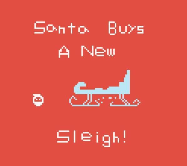 Santa Buys A New Sleigh