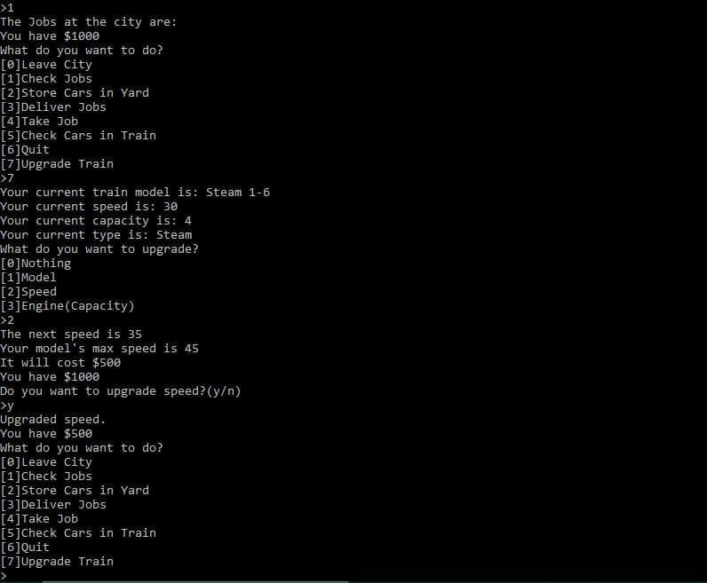 TrainWay Text Adventure screenshot 3