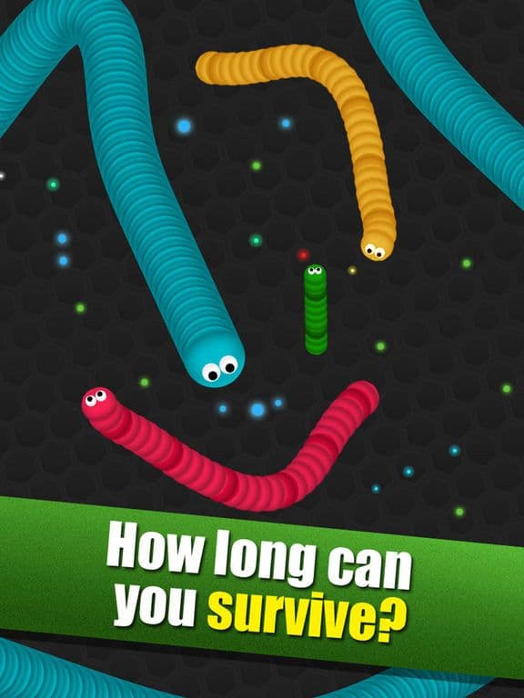 Crazy Wiggle.Io - Glowing Slither Unlocked Version screenshot 3
