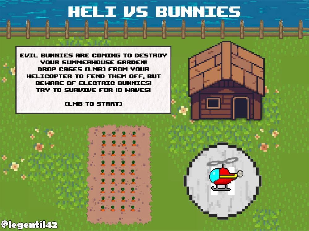 Heli vs Bunnies screenshot 2