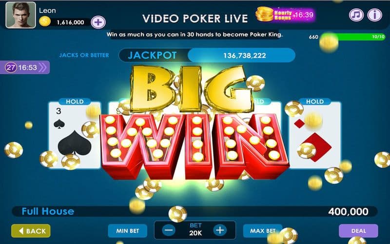 Video Poker Live screenshot 2