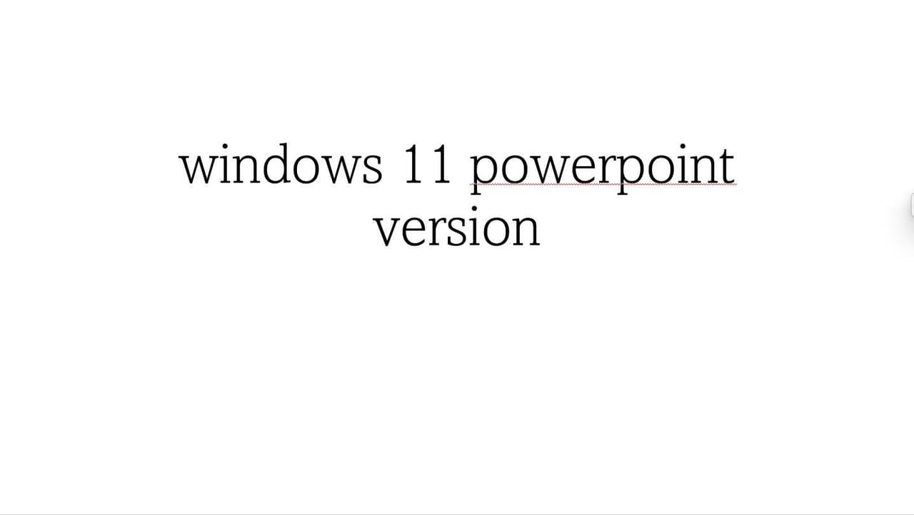 Windows 11 PowerPoint version English and Swedish