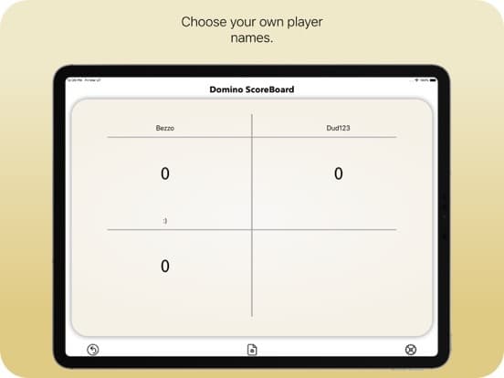 Domino ScoreBoard