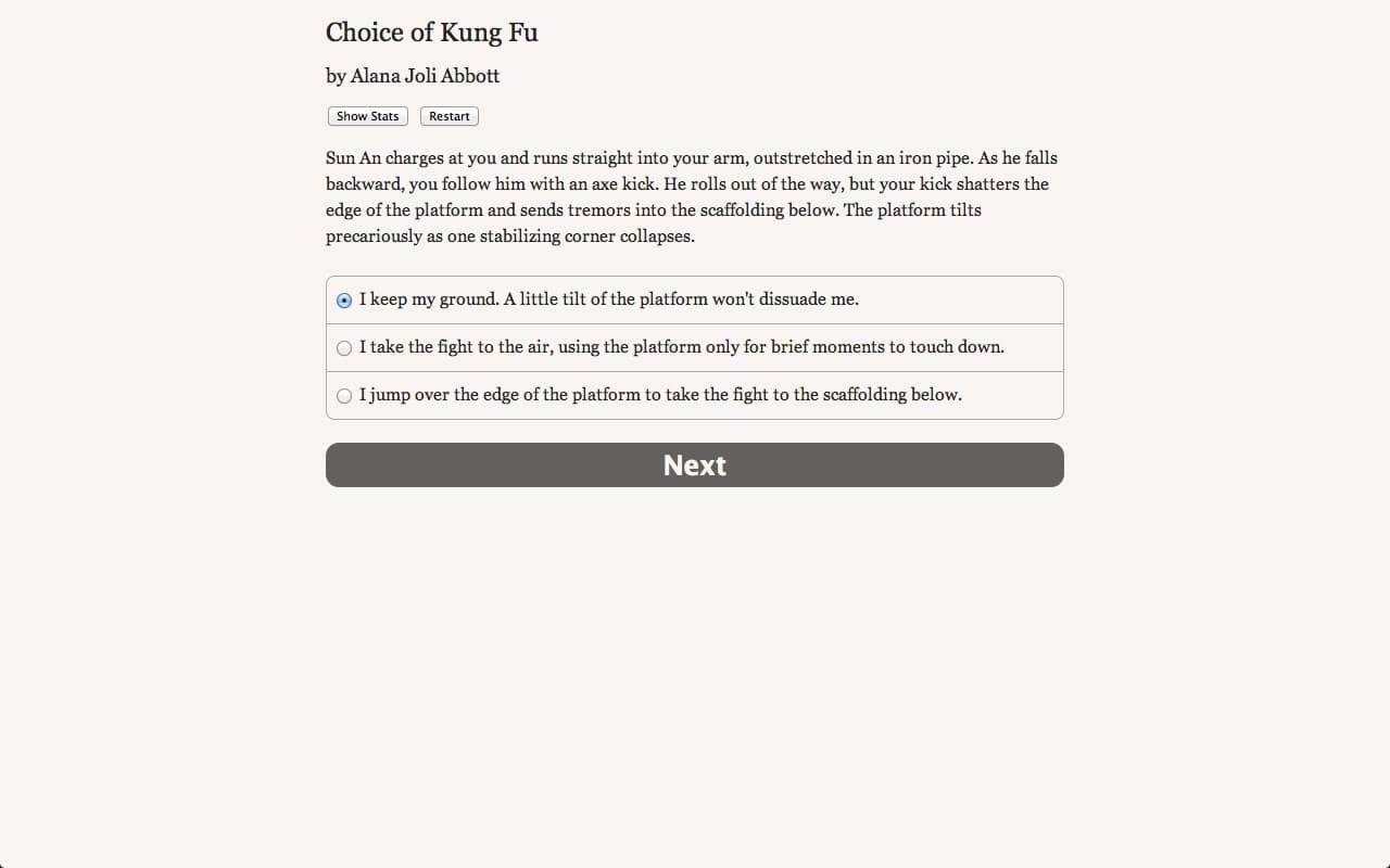 Choice of Kung Fu screenshot 5