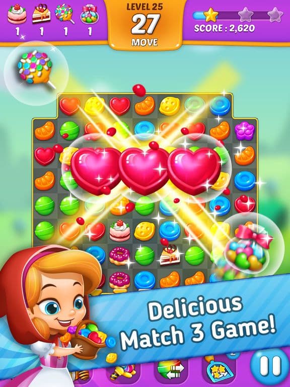 Lollipop: Sweet Taste Match3 screenshot 2