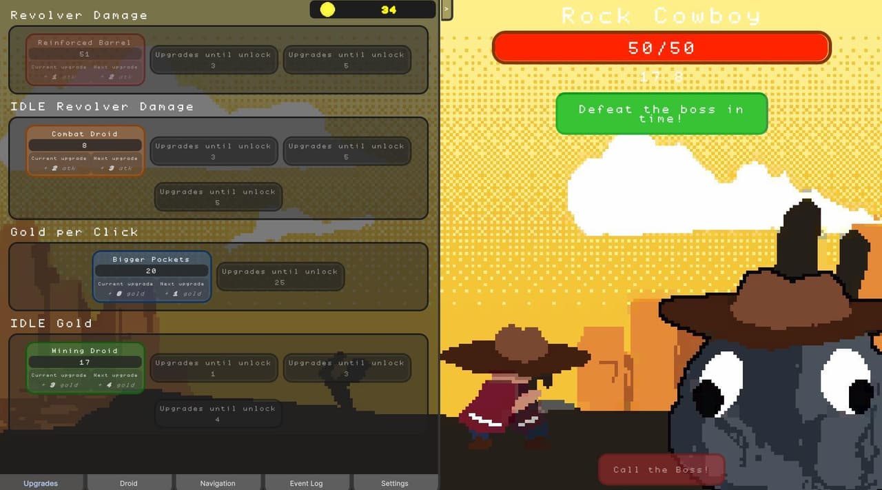 Cowboy Clicker screenshot 3