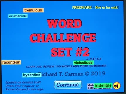 Word Challenge - Set 2 screenshot 2
