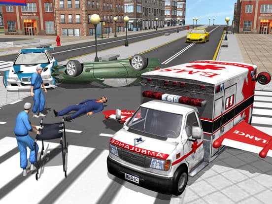 Furious & Fast 911 Ambulance Pilot the Flying Simulator screenshot 4