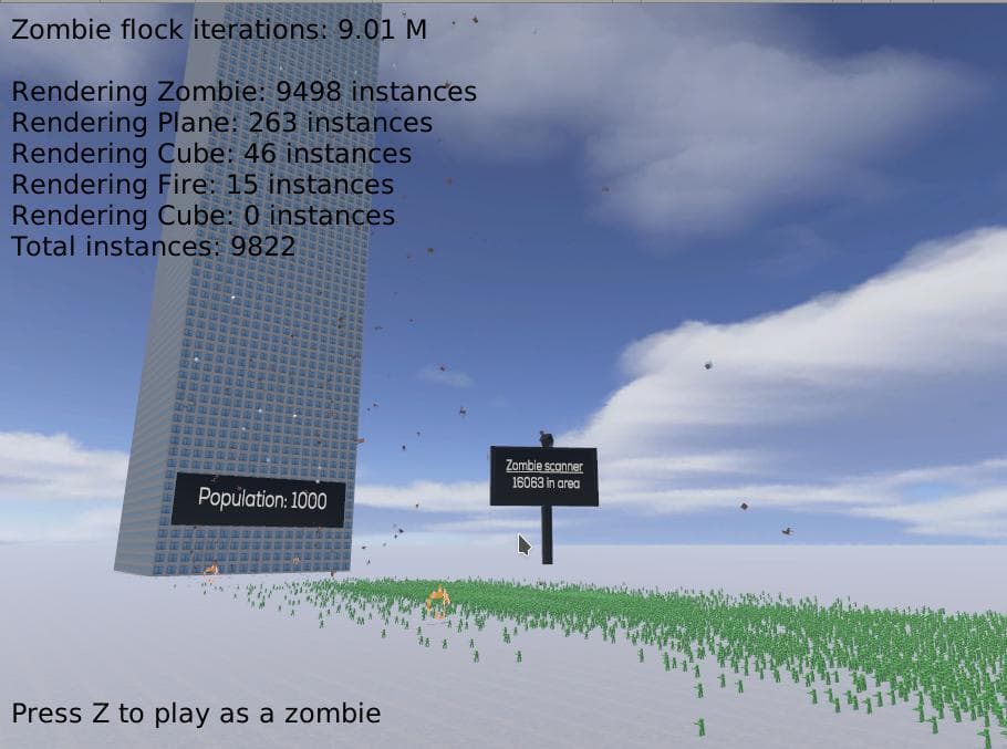 Zombie Skyscraper Offense