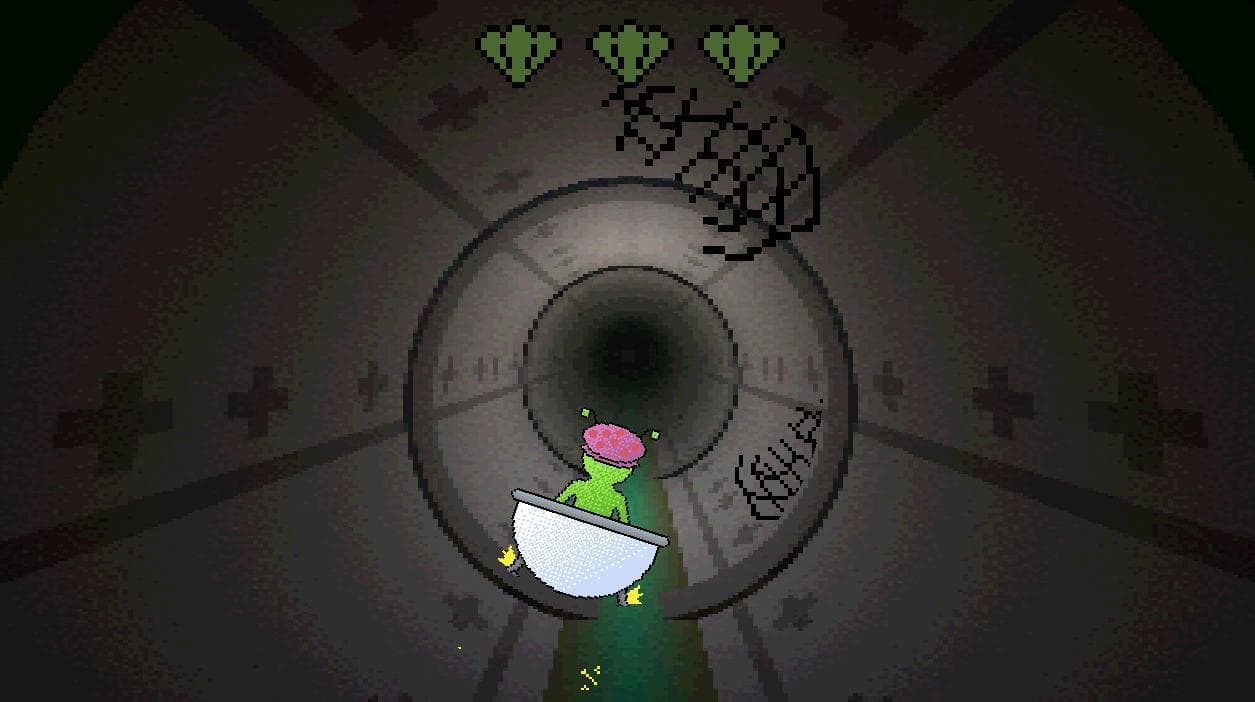 Why is there an Alien in the Bathtub screenshot 2