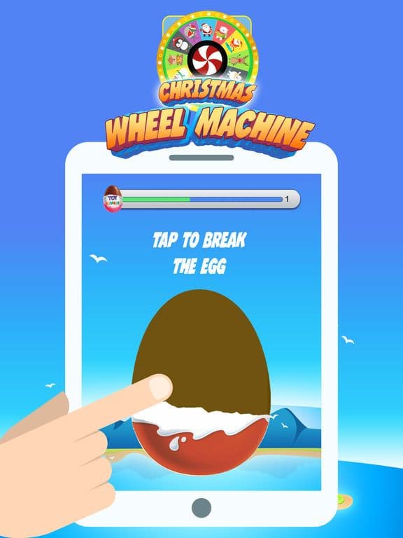 Christmas Wheel Surprise Eggs