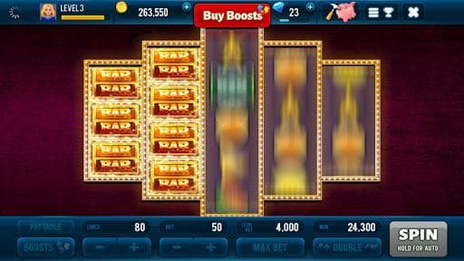 Golden Bars Slots - Huge Slot Machine Game screenshot 2