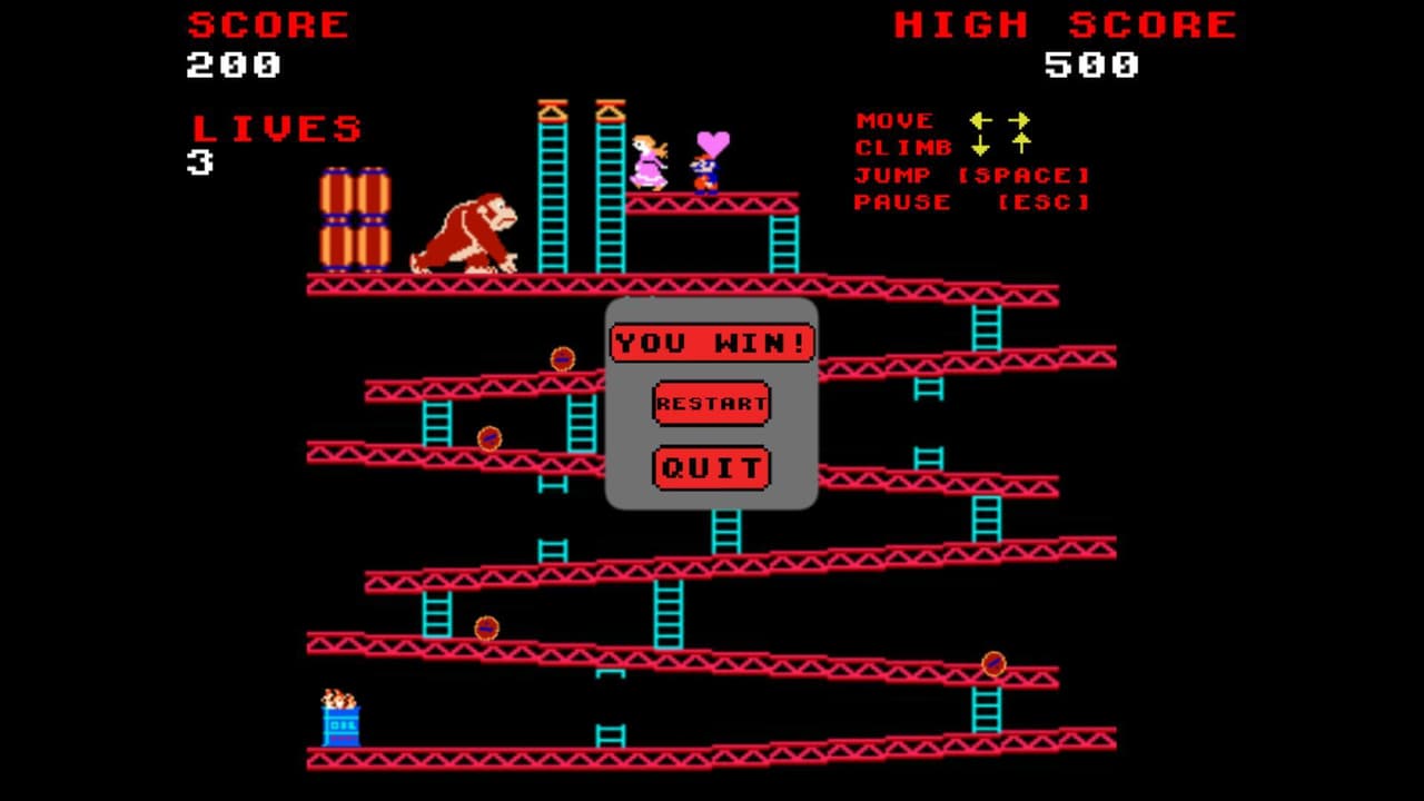 Donkey Kong (itch) screenshot 4