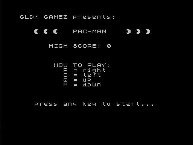 Jupiter Ace PAC-MAN screenshot 3
