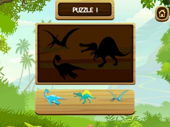 Dinosaur Train & Sounds Fun Dino JigSaw Puzzle Game for Toddler & Preschool Kids | Educational Games for Children 3 4 5 6 Years Free !!! screenshot 5