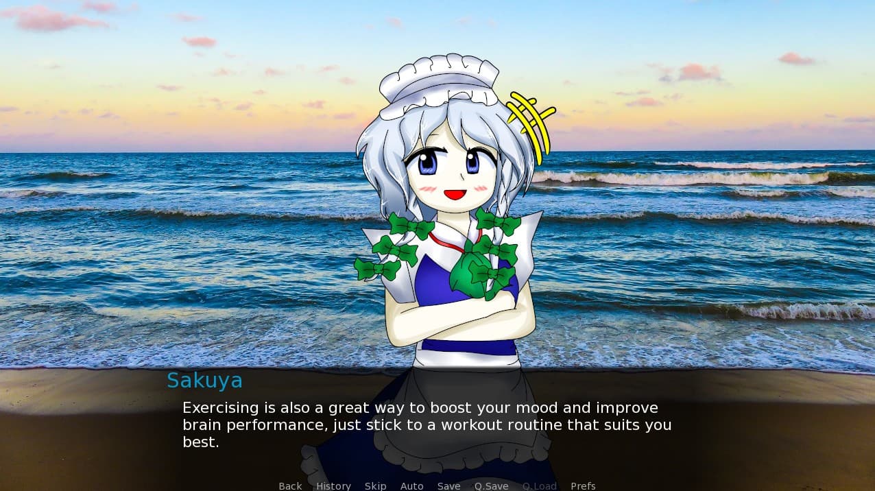 Sakuya Izayoi Gives You Advice And Dabs screenshot 4