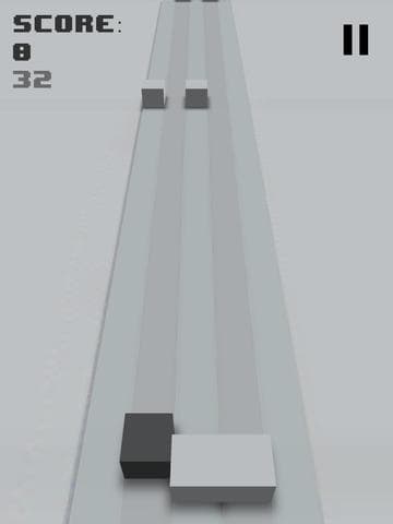 Grey Cube - Endless Barrier Runner screenshot 4