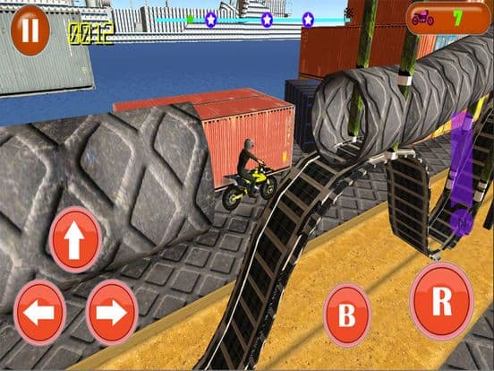 Bike On Tricky Path