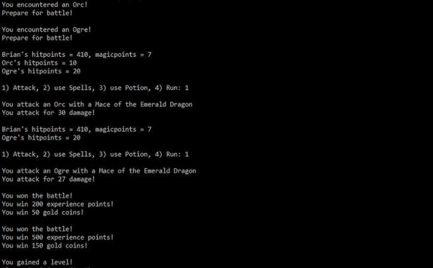Console RPG