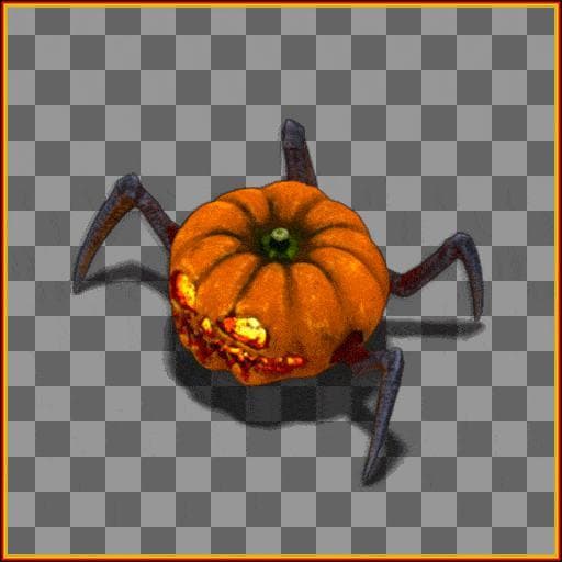 Animated Isometric Halloween Pumpkin Spider screenshot 4