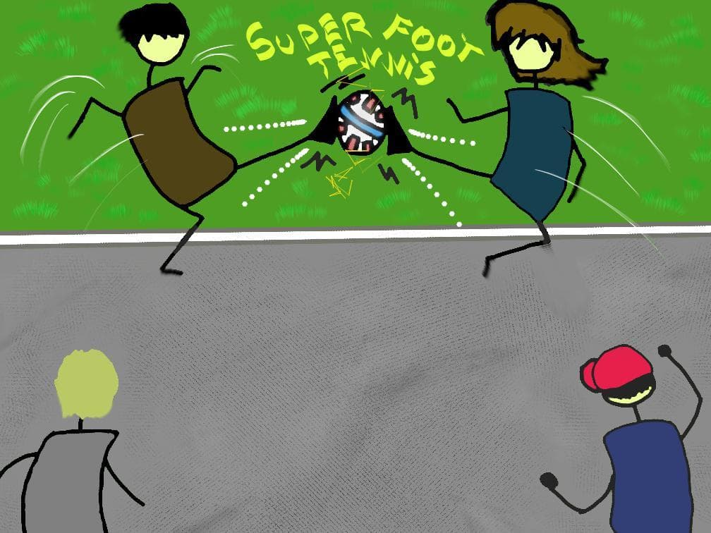 SuperFootTennis screenshot 2