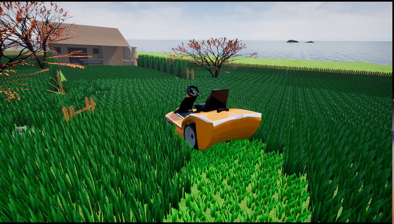 Relaxing Lawnmower Simulator screenshot 5