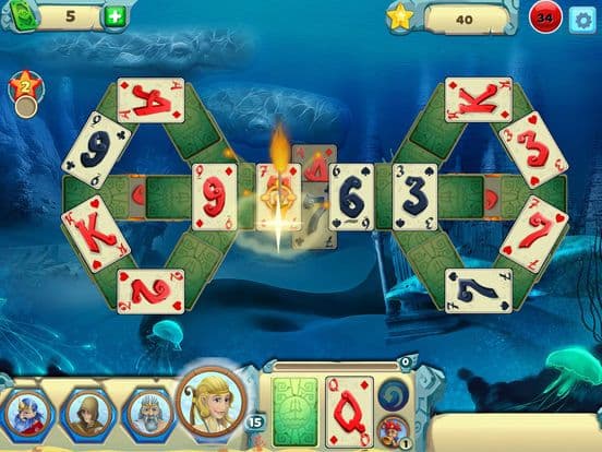 Solitaire Atlantis screenshot 4