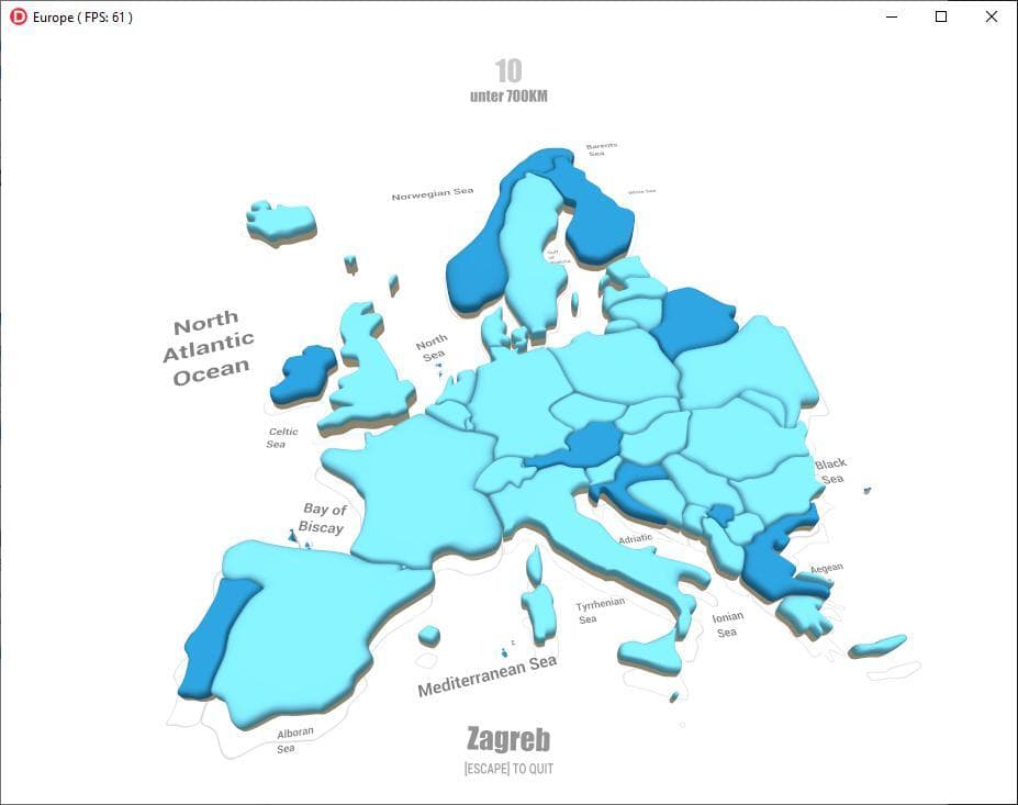 europe - A geographical quiz
