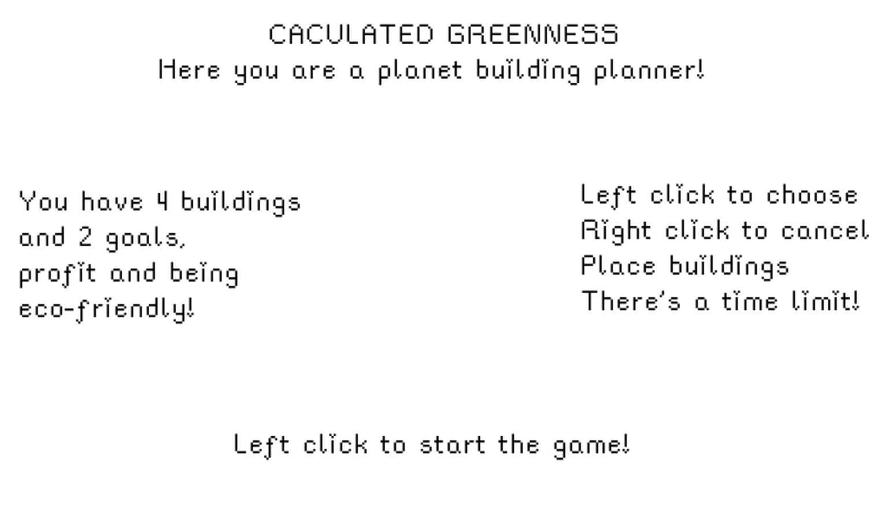 A Game A Week 3 - Godot Wild jam #38: Calculated Greenness screenshot 2