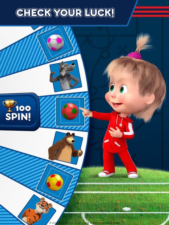 Masha and the Bear Soccer Game screenshot 4