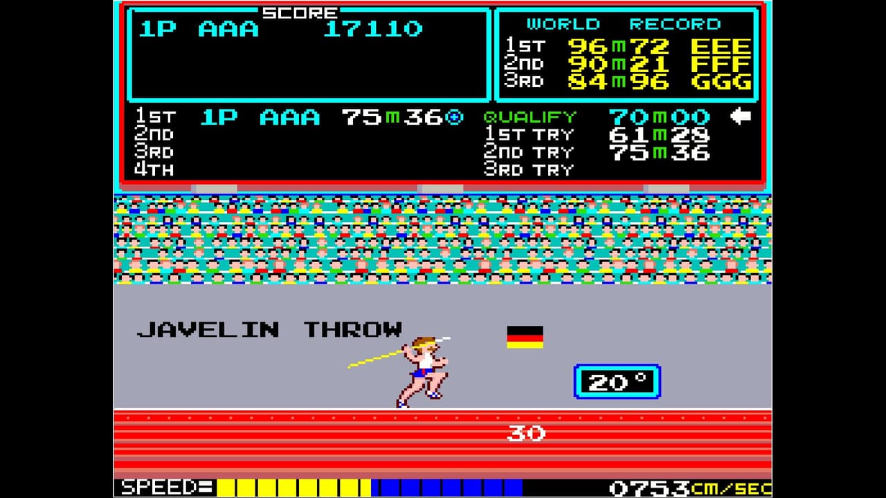 Arcade Archives TRACK & FIELD screenshot 6