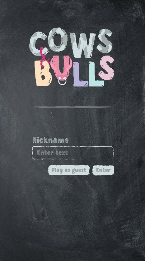 CowsAndBullsOnline(Soon) screenshot 2