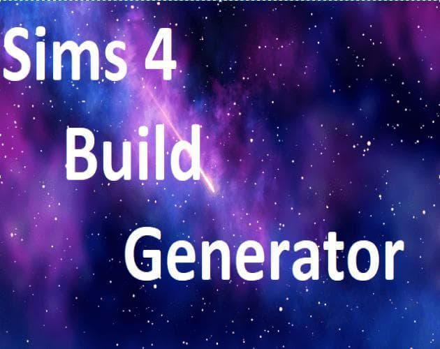 Sims 4 Build Generator