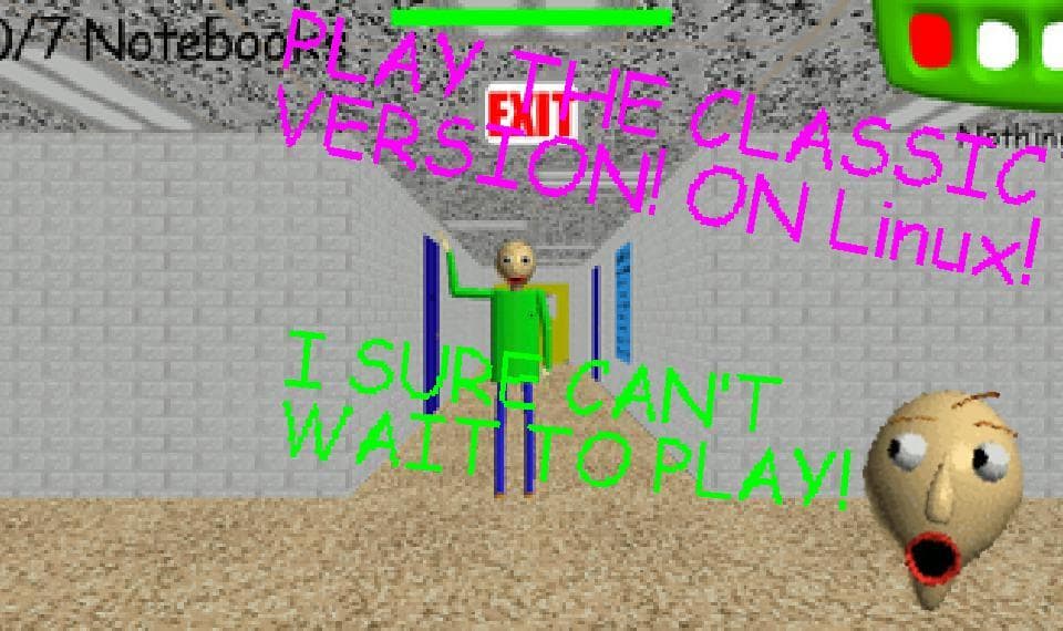 Baldis Basics Linux Full Collection screenshot 5